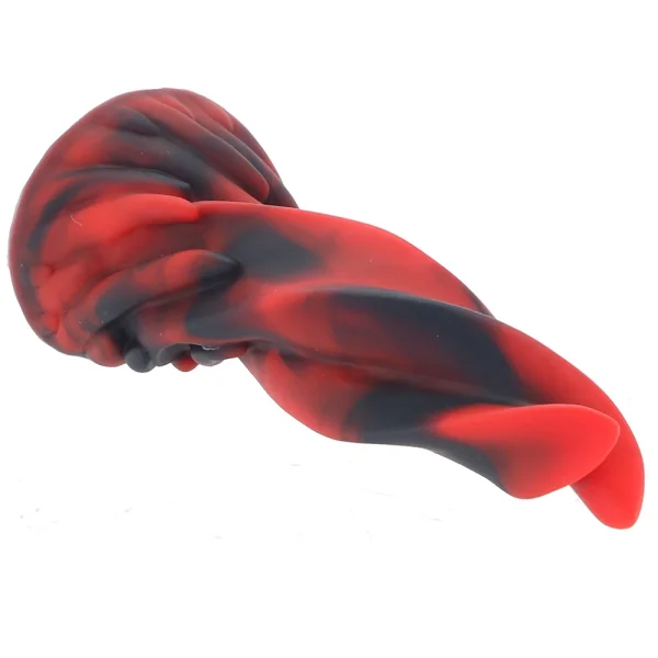 Hell Kiss Twisted Tongues 7.4" Silicone Suction Cup Dildo By Creature Cocks