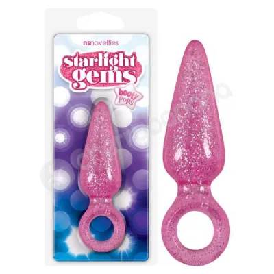 Starlight Gems Booty Pops Pink Small Butt Plug