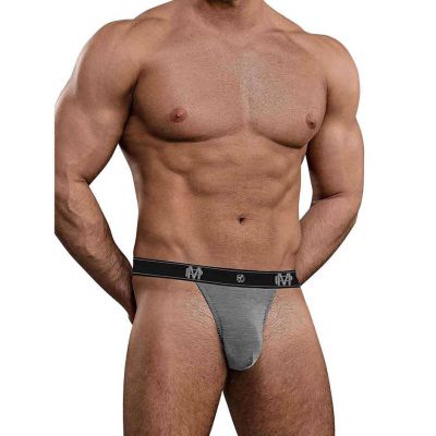 Male Power Grey Bamboo Thong