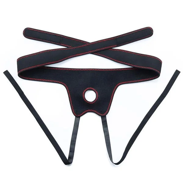 Ingen Vibrating 8.5-Inch Strap-On Dildo with Balls