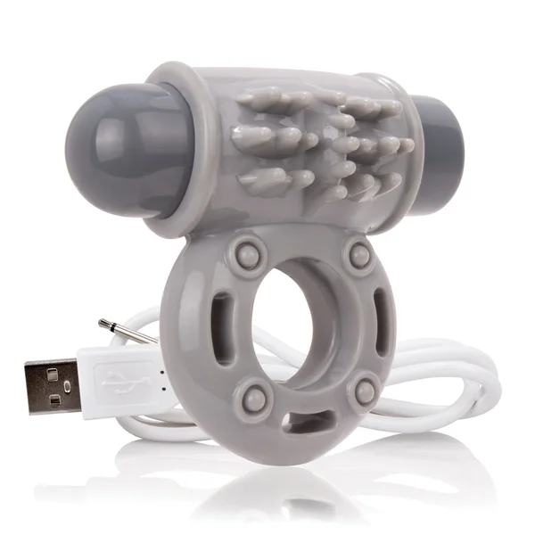 Charged Owow Rechargeable Vibe Ring - Grey — image 10 of 14
