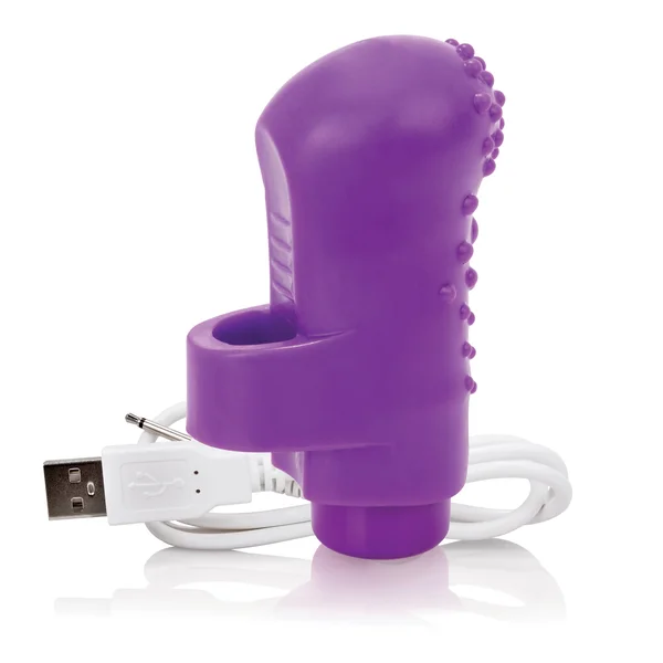 Charged Fingo Rechargeable Finger Vibe - Purple — image 10 of 15