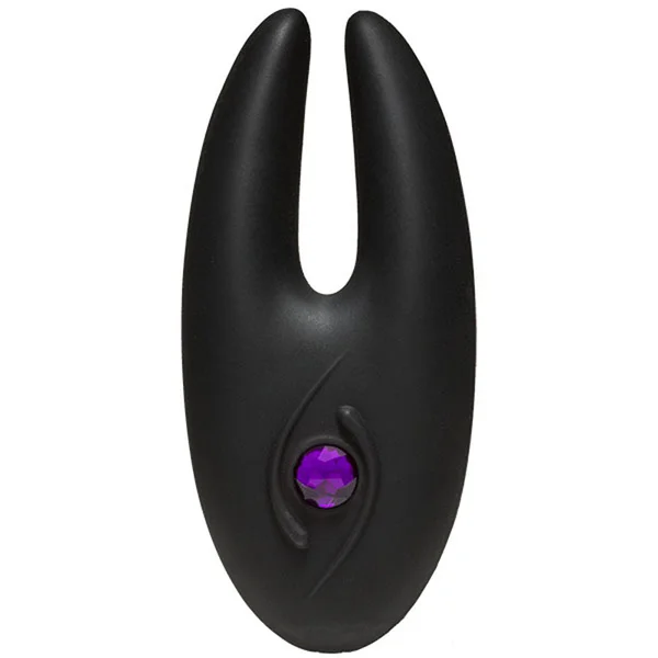 Body Bling - Clit Cuddler Mini-Vibe in Second  Skin Silicone - Purple — image 5 of 5