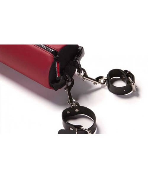 Liberator Talea Spreader Bar – Claret – with Black Cuffs — image 5 of 7