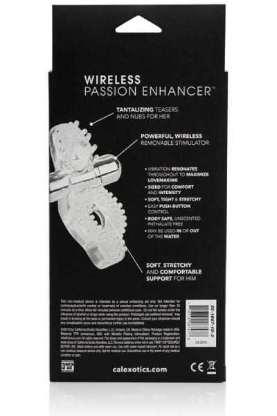 California Exotic Stretchy Vibrating Enhancer Ring for Couples