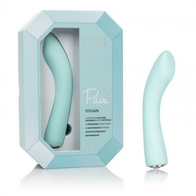 Pave Vivian Silicone Curved Vibrator