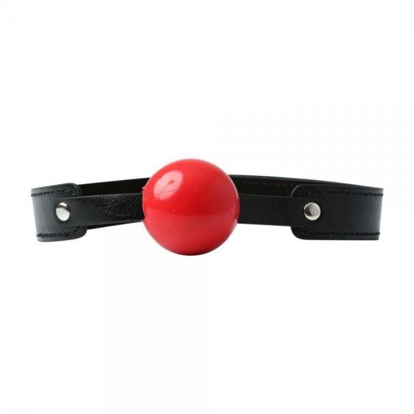 Sex and Mischief Solid Red Ball Gag by Sportsheets