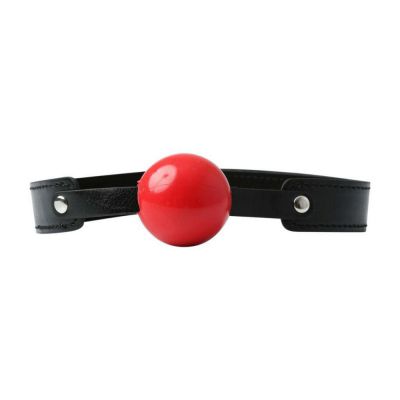 Sex and Mischief Solid Red Ball Gag by Sportsheets