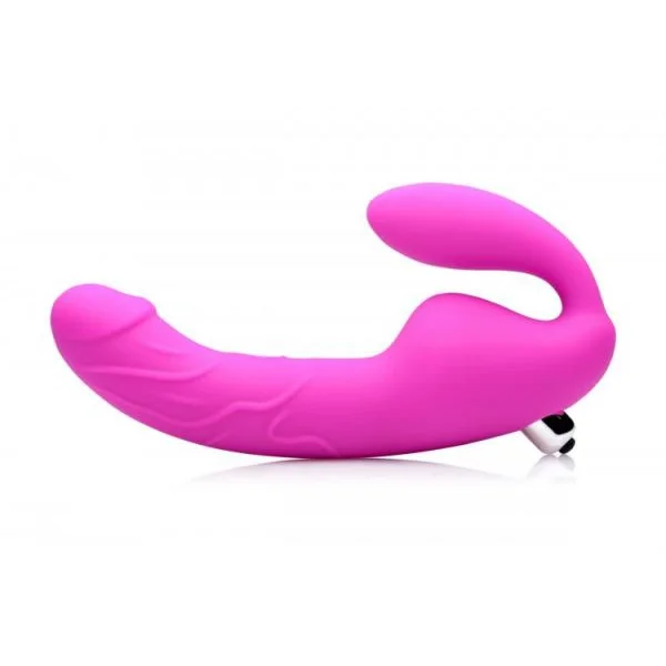 Royal Rider Vibrating Silicone Strapless Strap-On Dildo