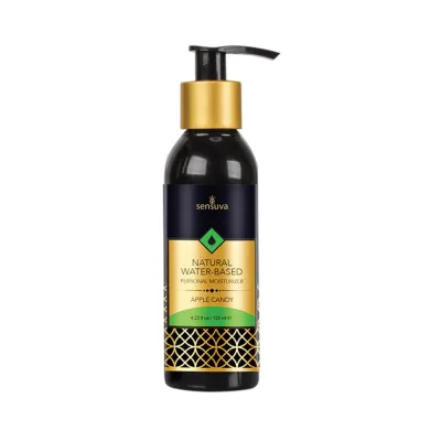 Sensuva Natural Water based Personal Moisturizer Apple Candy 4 Fl Oz Bottle