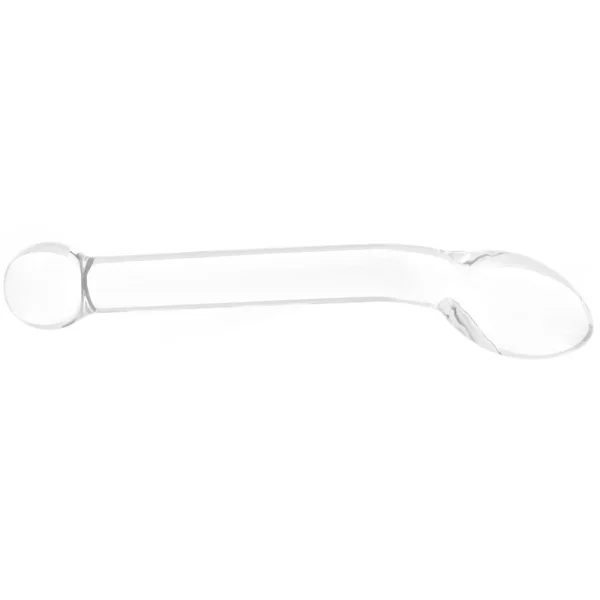 Gläs Slimline G-Spot Glass Dildo  - Clear