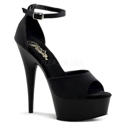DELIGHT 618PS 6 Heel 1 3 4 PF Close Back Ankle Strap D Orsay Sandal
