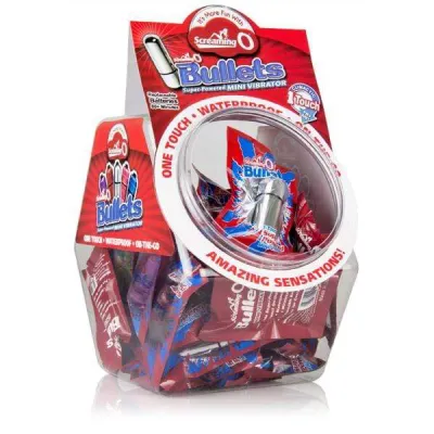 Screaming O Bullets 40 Piece Fishbowl Assorted Colors