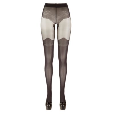 Tights With Stockings Look Size 1