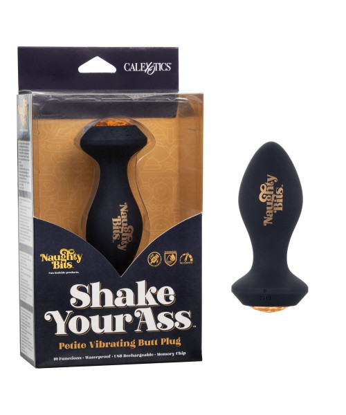 Naughty Bits Shake Your Ass Petite Vibrating Butt Plug