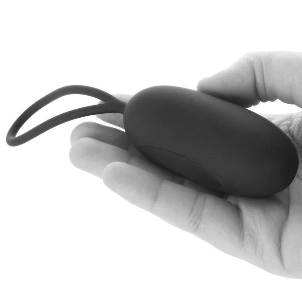Silicone Remote Rechargeable Egg (Black)
