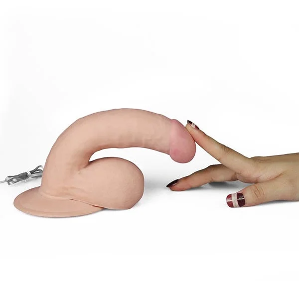 Lovetoy The Ultra Soft Dude 7.5 Inch Vibrating Dildo