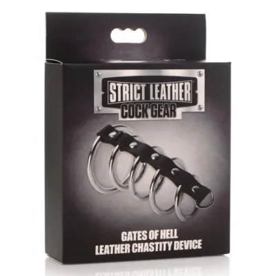 Strict Leather Gates of Hell Leather Chastity Device