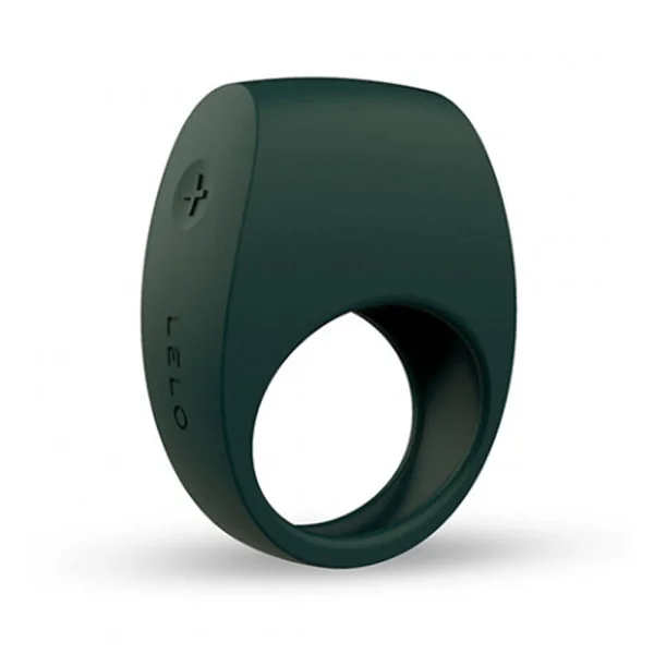 LELO Tor 2 Vibrating Waterproof Cock Ring for Couples - Dark Green