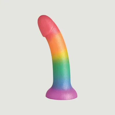 Simply Sweet 6 5 Inch Phallic Rainbow Dildo