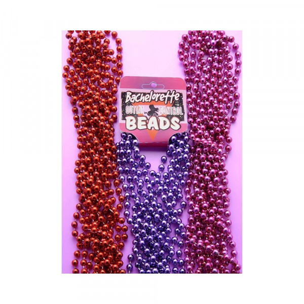 Bachelorette Beads-pink(6/per)