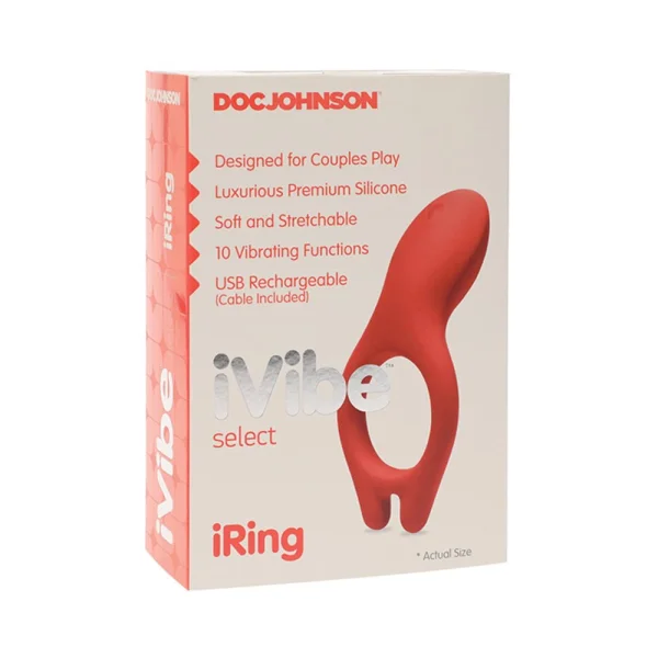 Ivibe Select Iring Coral Vibrating Cock Ring — image 4 of 4