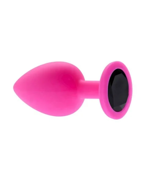 Kink Range Silicone Gemmed Butt Plug - 3.8 Inch