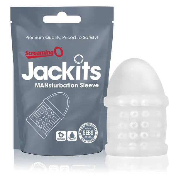 Jackits Mansturbation Sleeve - 12 Count Pop Box  Display - Clear — image 13 of 15
