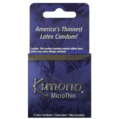 Kimono Micro Thin Condom Box of 3