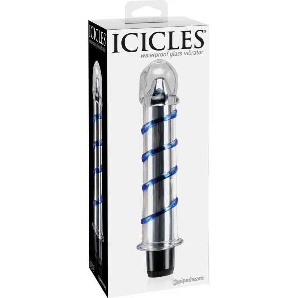 Icicles No. 20 Vibrating Glass Dildo
