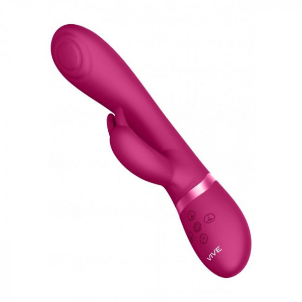 VIVE - Cato Pulsing G-Spot Rabbit Vibe (Pink)