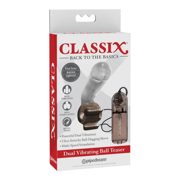 Classix Dual Vibrating Ball Teaser - Black-smoke — image 8 of 9