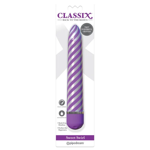 Sweet Swirl Vibrator - Purple — image 6 of 7