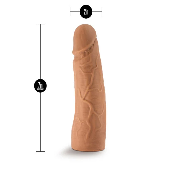 Lock on - 7 Inch Realistic Lock on Dildo - Mocha — image 8 of 10