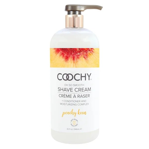 Coochy Oh So Smooth Shave Cream - Peachy Keen 32 Fl Oz — image 4 of 4