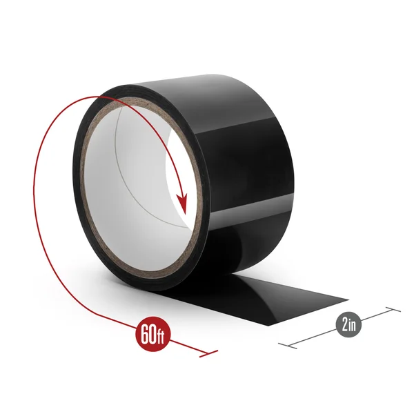 Temptasia - Bondage Tape - 60 Feet - Black — image 21 of 22
