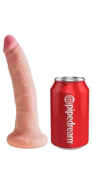 King Cock Dual Density 7 inches Cock Beige Dildo