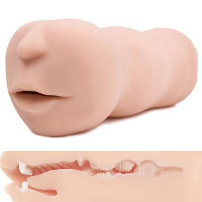 Boss Deep Throat Medium Handheld Oral Masturbator 6 Inch