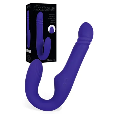 Adam and Eve 9 75 Ultimate Thrusting Vibrating Strapless Strap On
