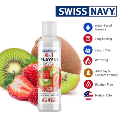 Playful Flavors 4 In 1 Strawberry Kiwi Pleasure 1oz