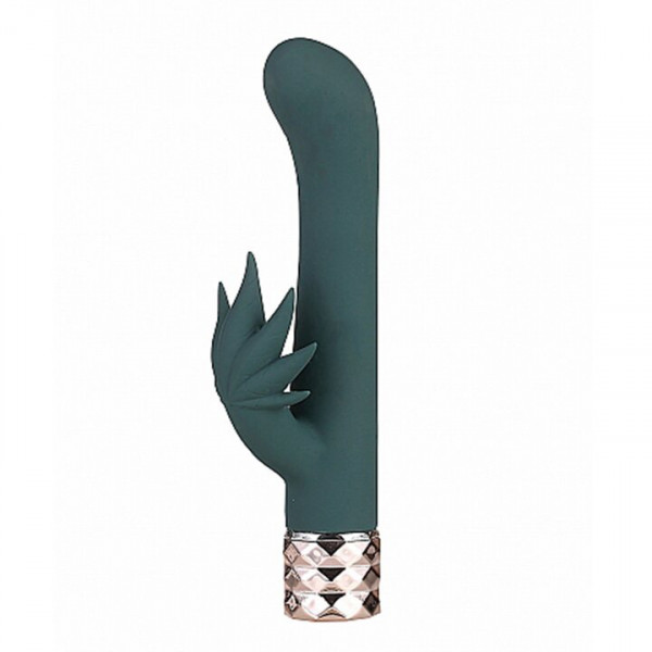 Kusha Green Silicone 10 Function Weed Leaf Rabbit Vibrator