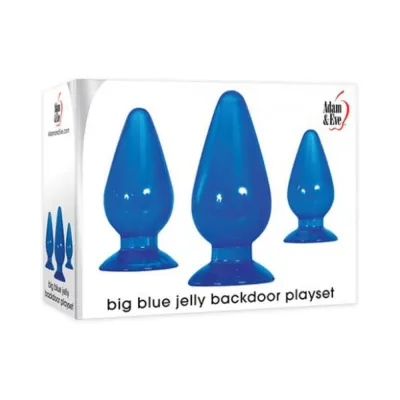 A e Big Blue Jelly Backdoor Playset 3 pieces Blue