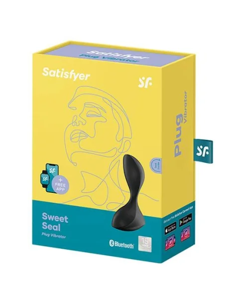 Satisfyer Sweet Seal  - Black - 4.4 Inch