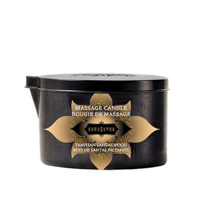 Kama Sutra Massage Candle Tahitian Sandalwood White