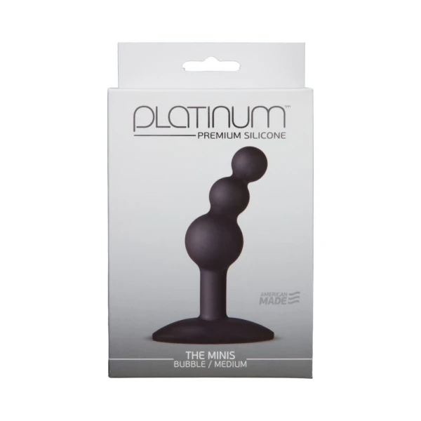 Platinum The Minis Bubble Anal Plug Medium — image 13 of 14