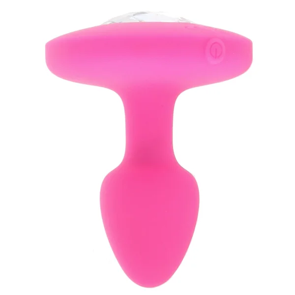 Cheeky Gems Silicone Rechargeable Vibrating Small Anal Probe By CalExotics - Pink