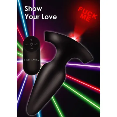 Laser Fuck Me Anal Plug With Remote Control Small