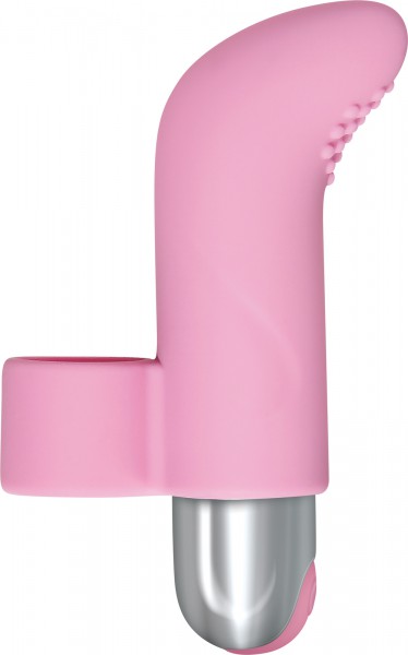Silicone Pink Finger Vibrator