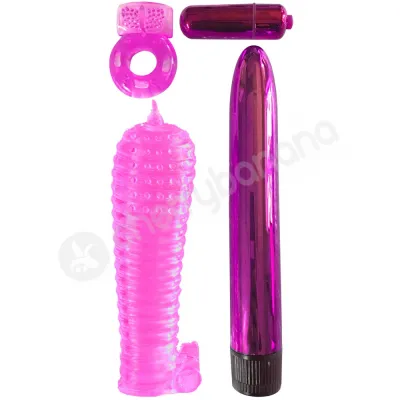 Classix Ultimate Pleasure Couples Kit Pink Mix Match Sex Toy 4 Piece Kit