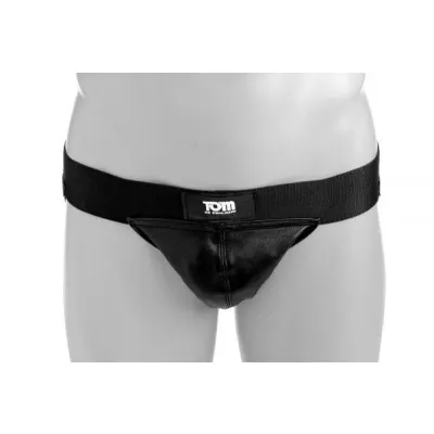 Tom Of Finland Leather Jock Strap Black S M